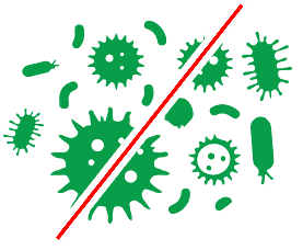 An image of the microbes and pests being prevented by using MustGrow products
